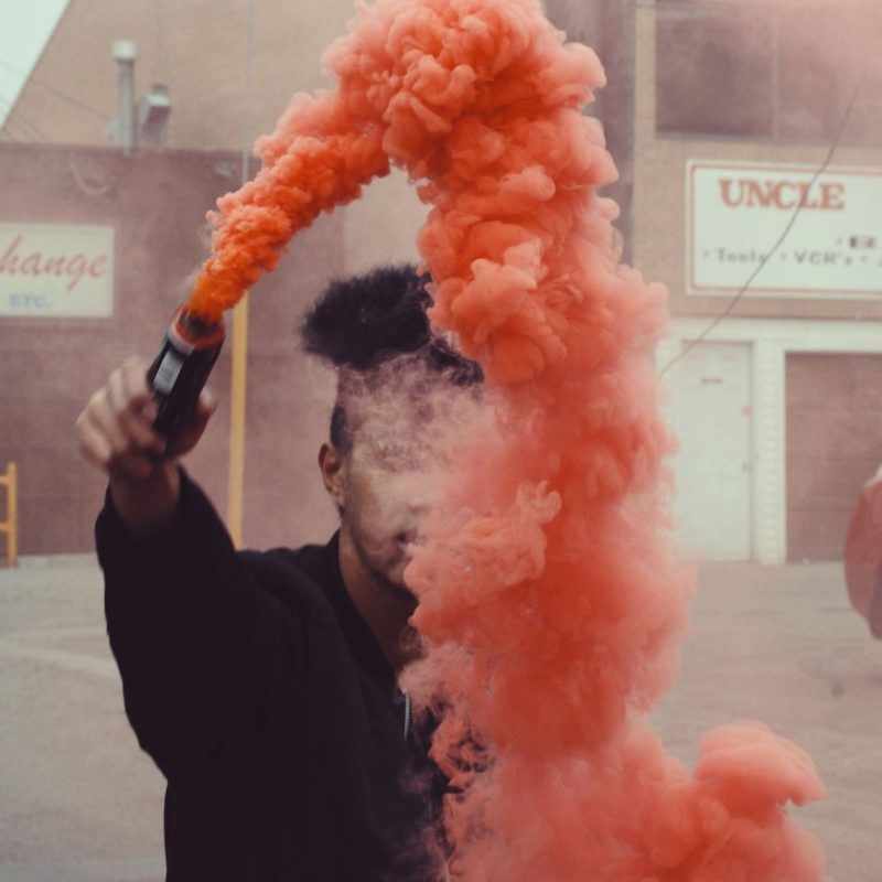 Red Smoke Bomb